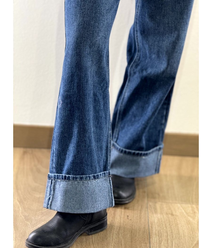 Jeans con Risvolto