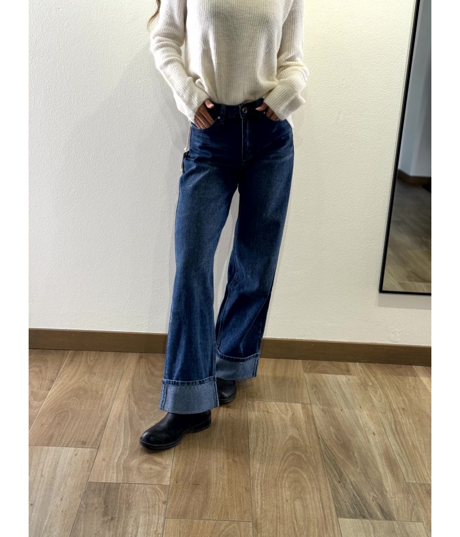 Jeans con Risvolto
