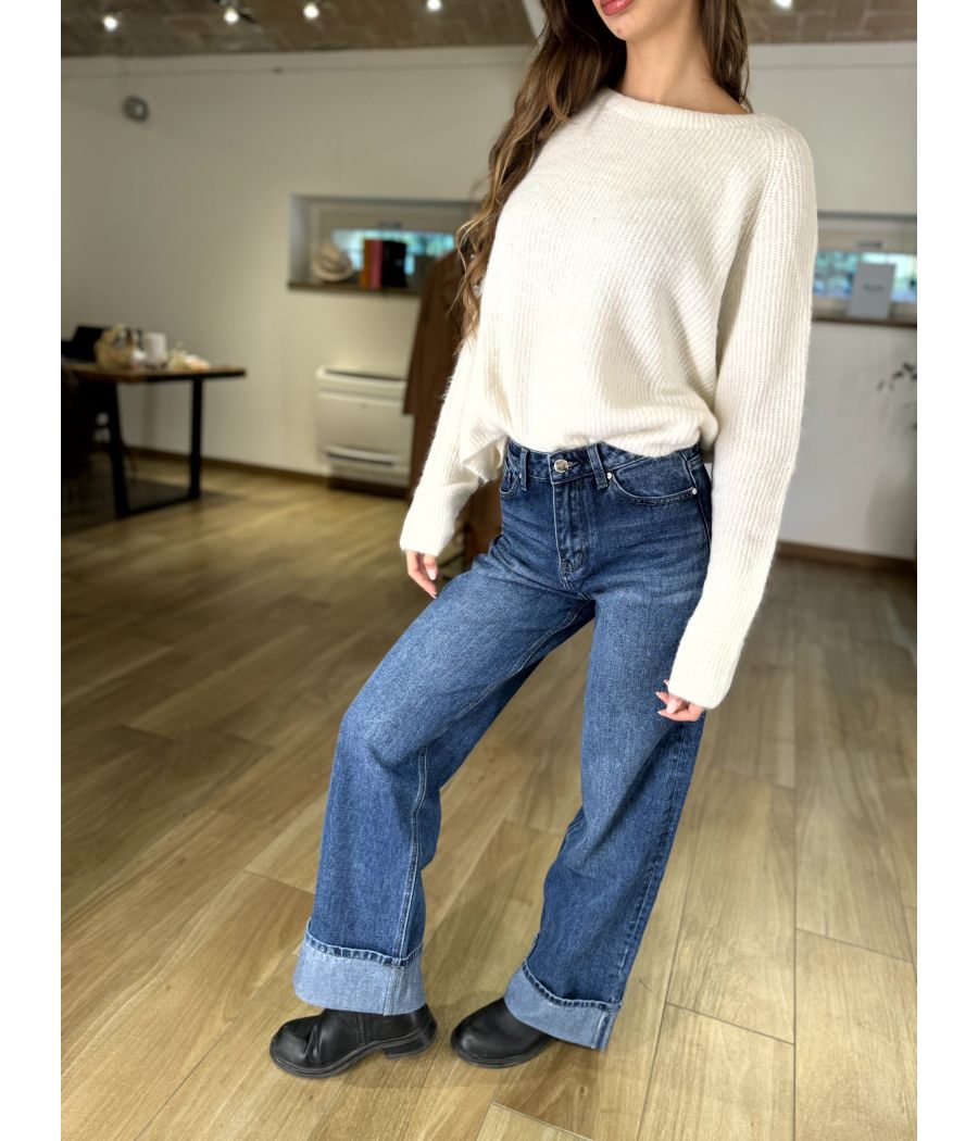 Jeans con Risvolto