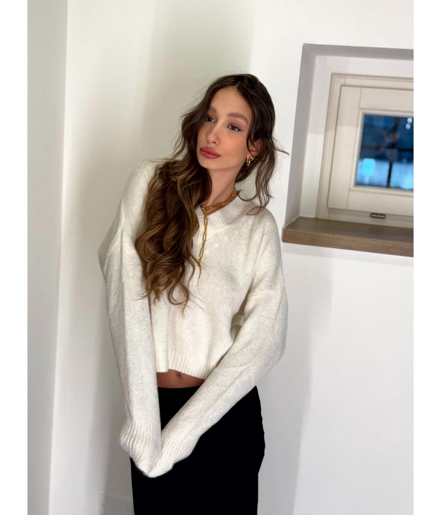 Maglia Alpaca scollo a V