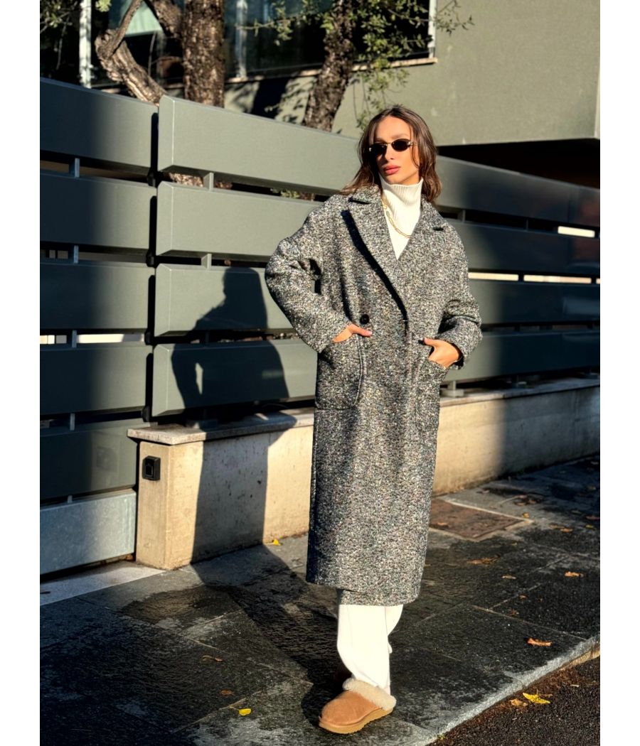 Cappotto Doppiopetto Sale e Pepe