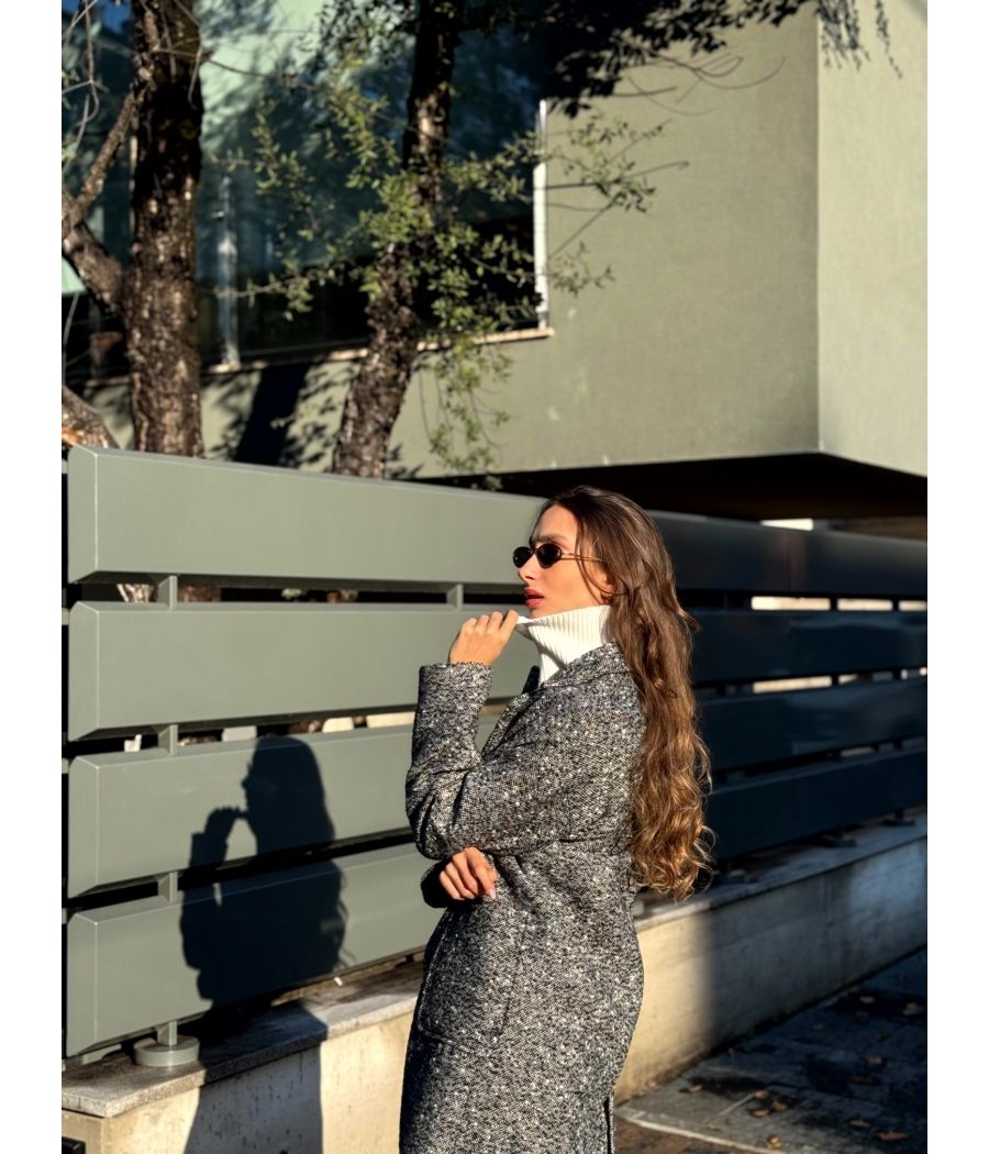 Cappotto Doppiopetto Sale e Pepe