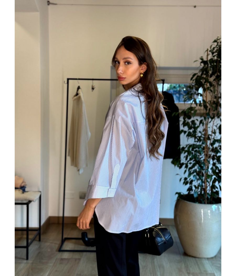 Camicia cotone Over
