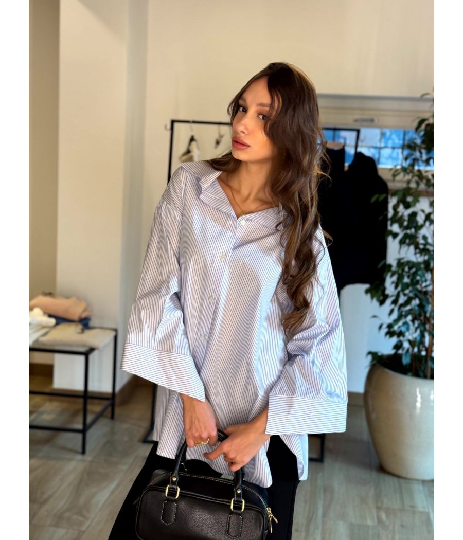 Camicia cotone Over
