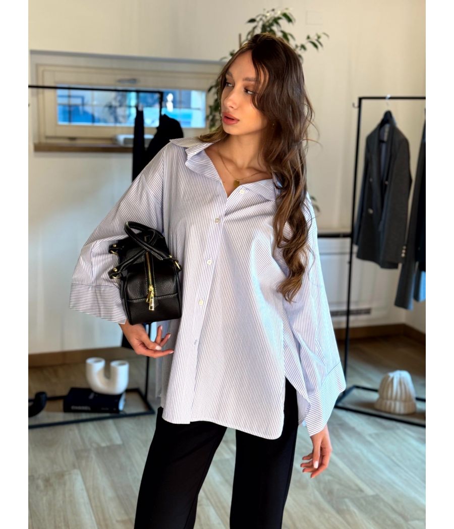 Camicia cotone Over
