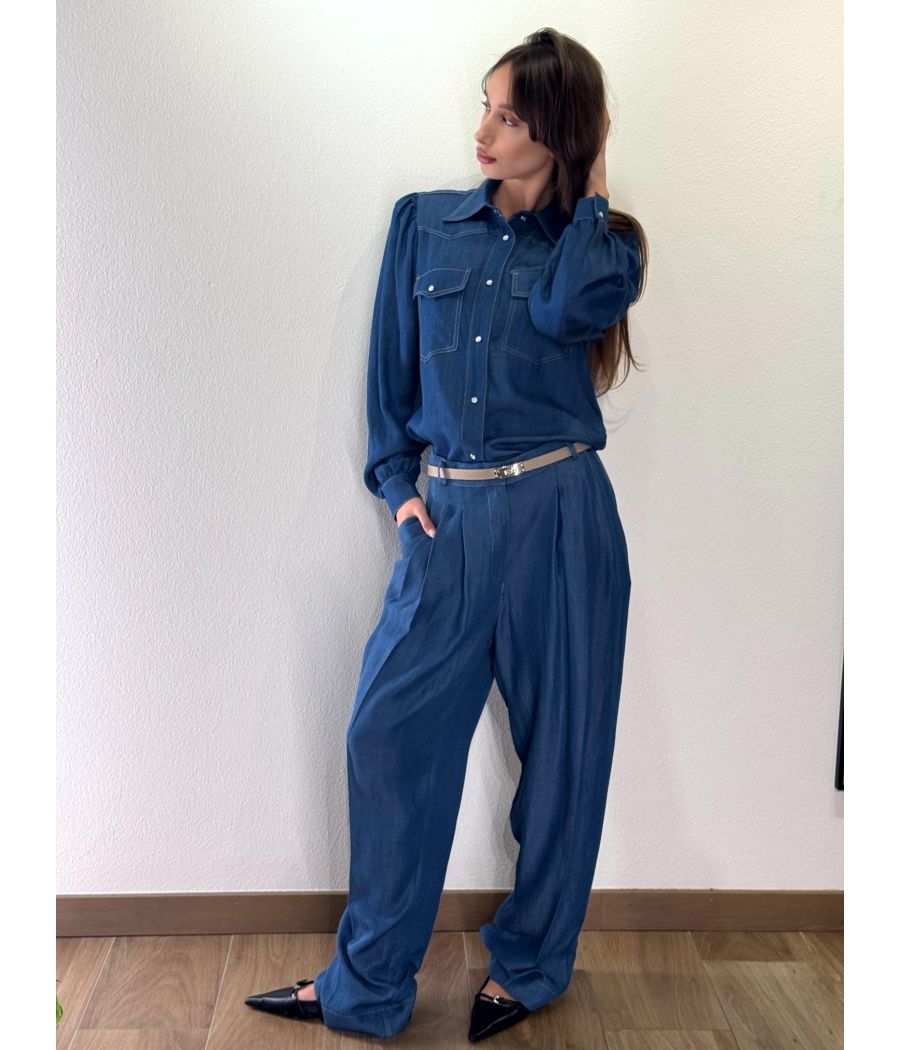 Completo camicia Chambray