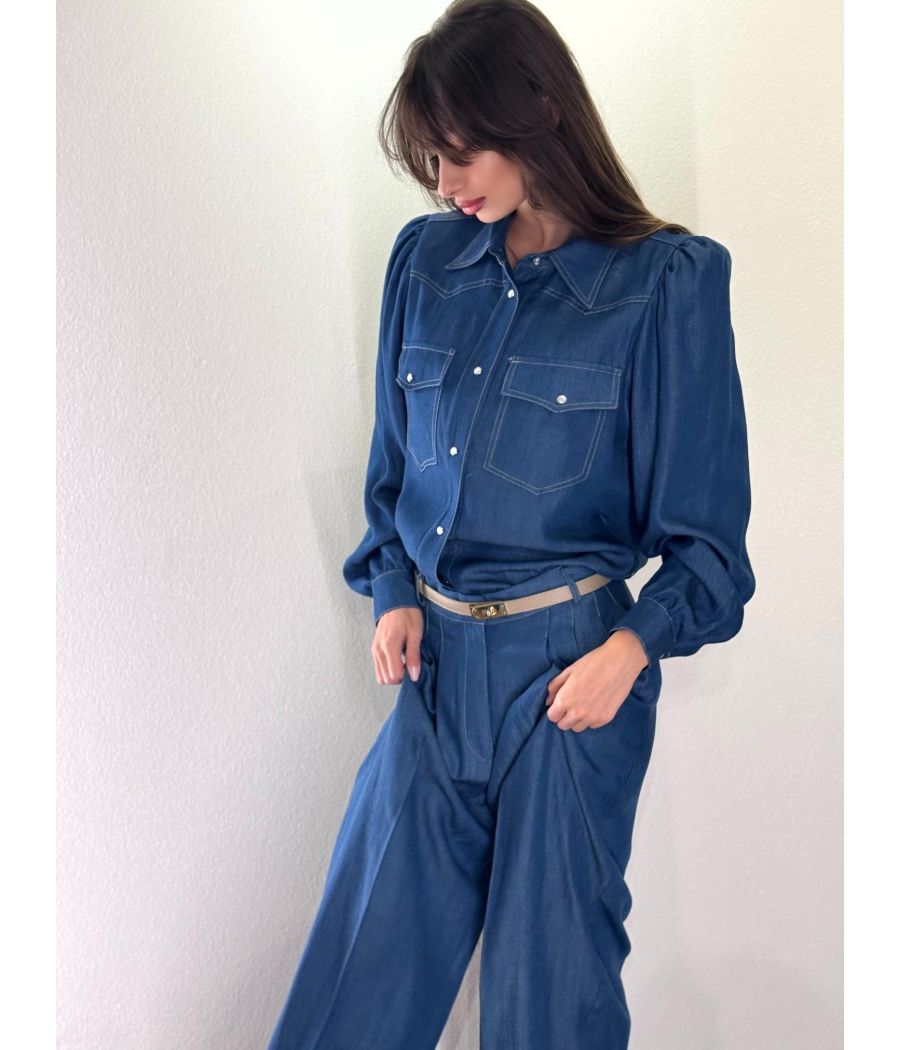 Completo camicia Chambray