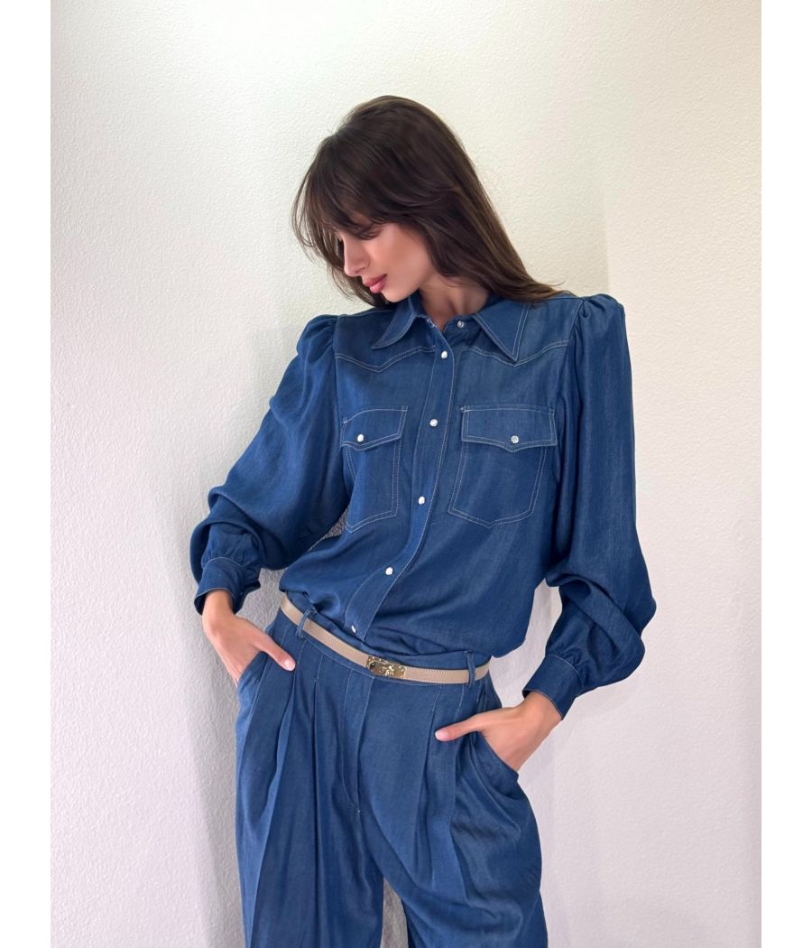 Completo camicia Chambray