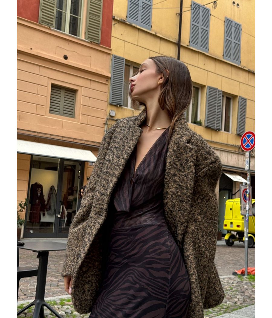 Abito lungo Animalier