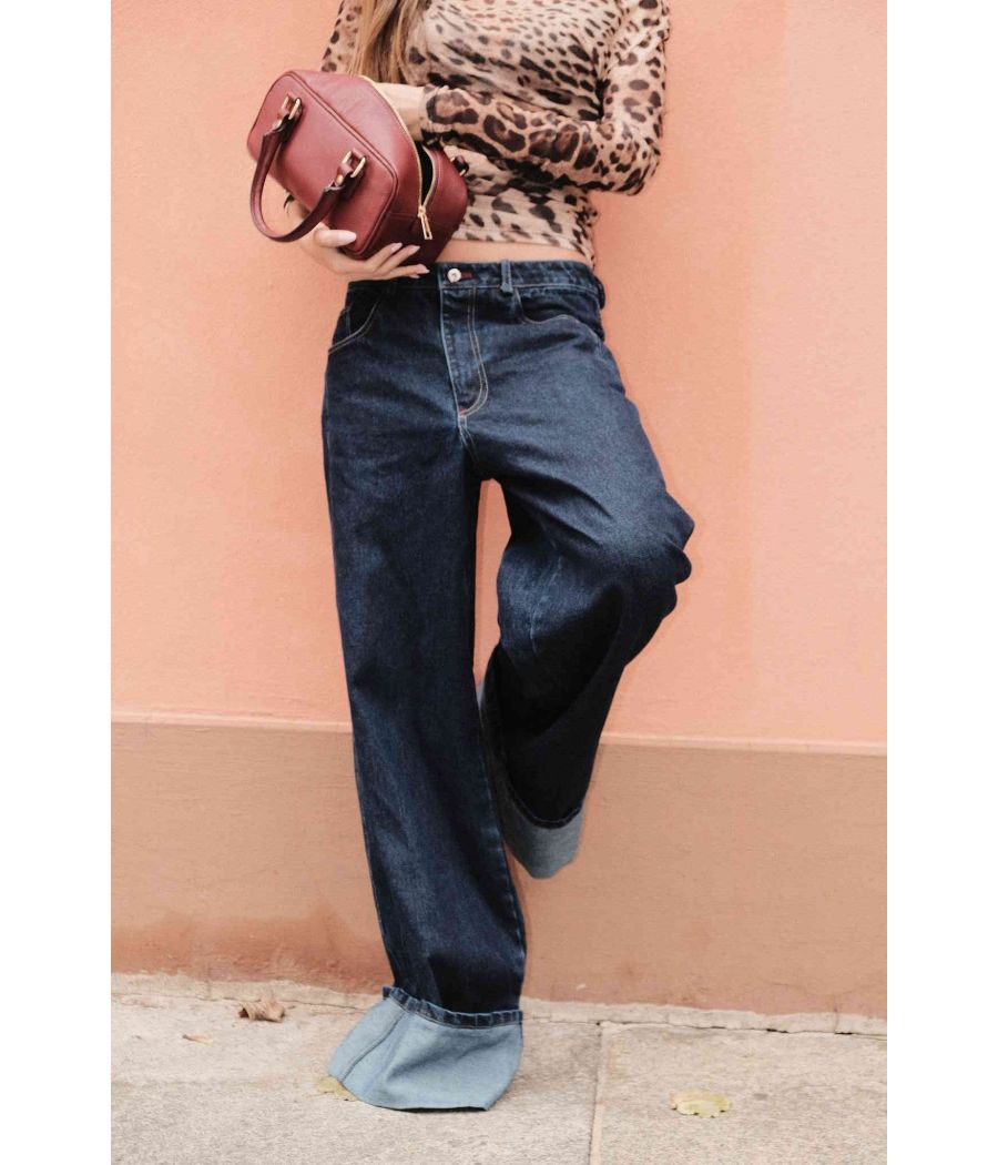 Jeans con Risvolto
