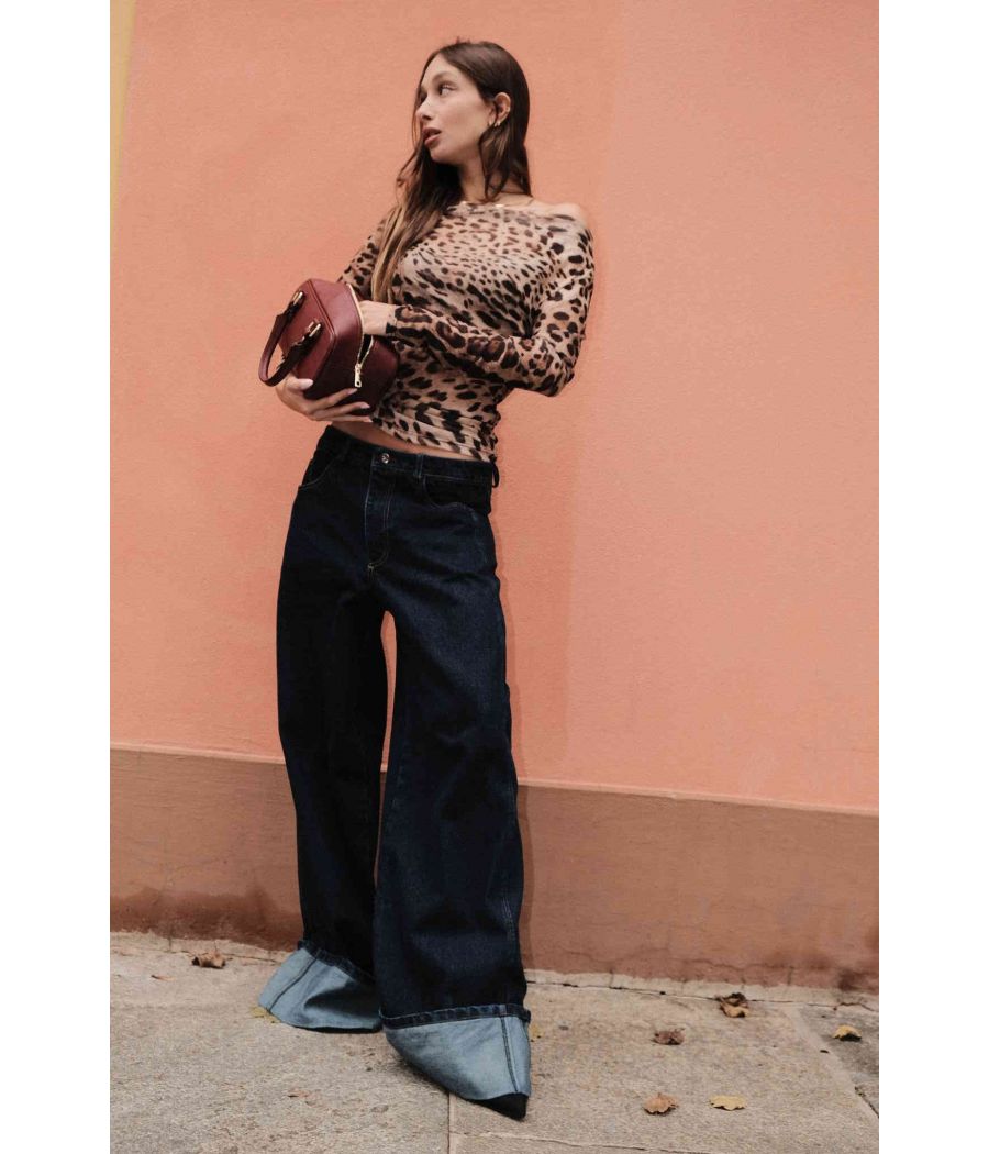 Jeans con Risvolto
