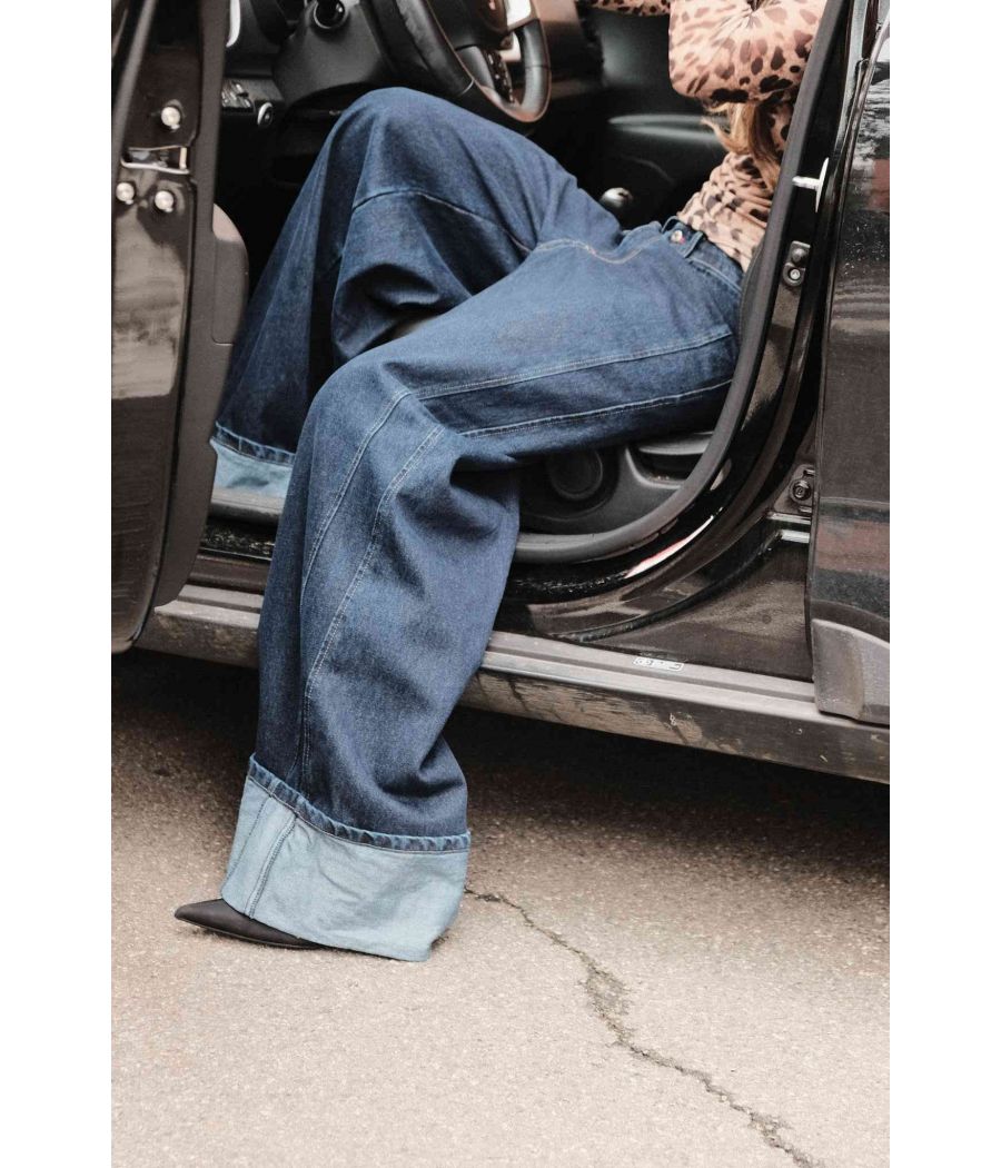 Jeans con Risvolto