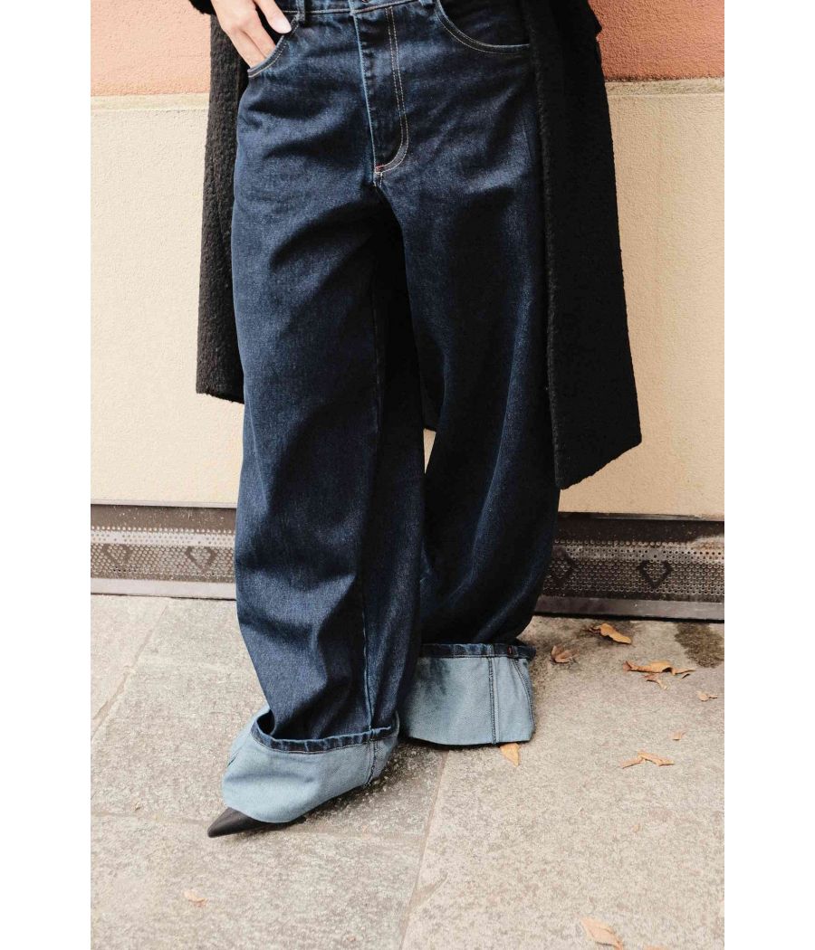 Jeans con Risvolto