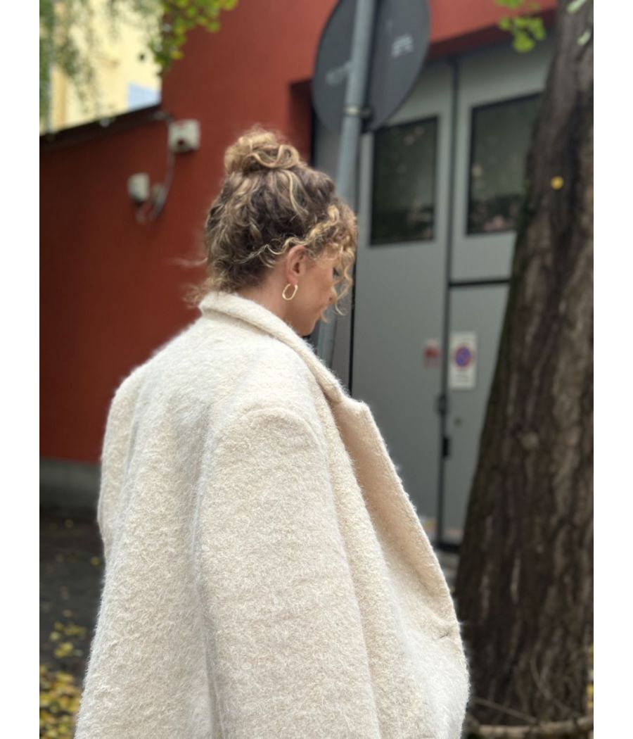 Giacca Bouclé Oversize