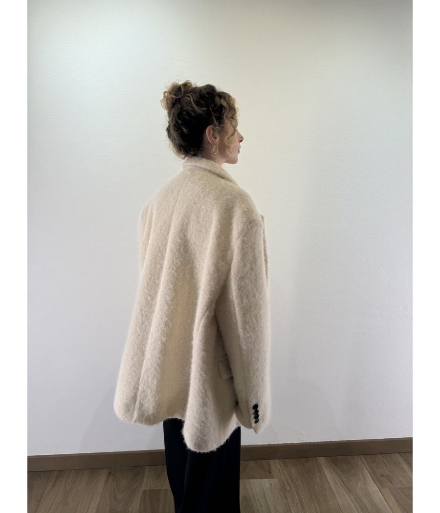 Giacca Bouclé Oversize