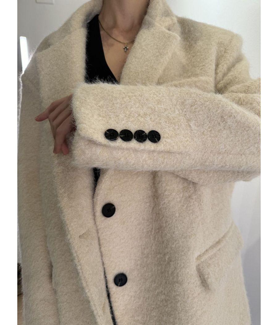 Giacca Bouclé Oversize