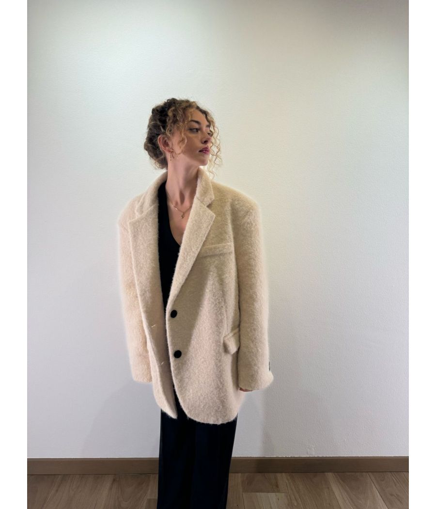 Giacca Bouclé Oversize