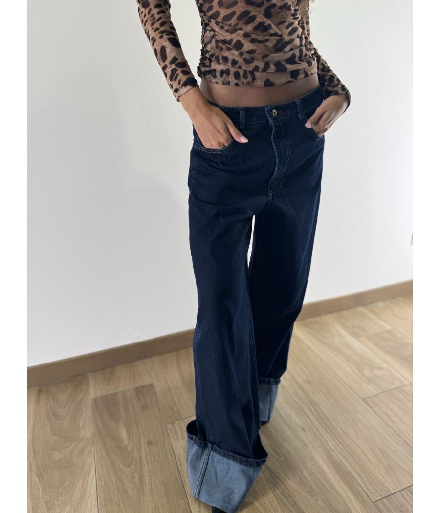 Jeans con Risvolto