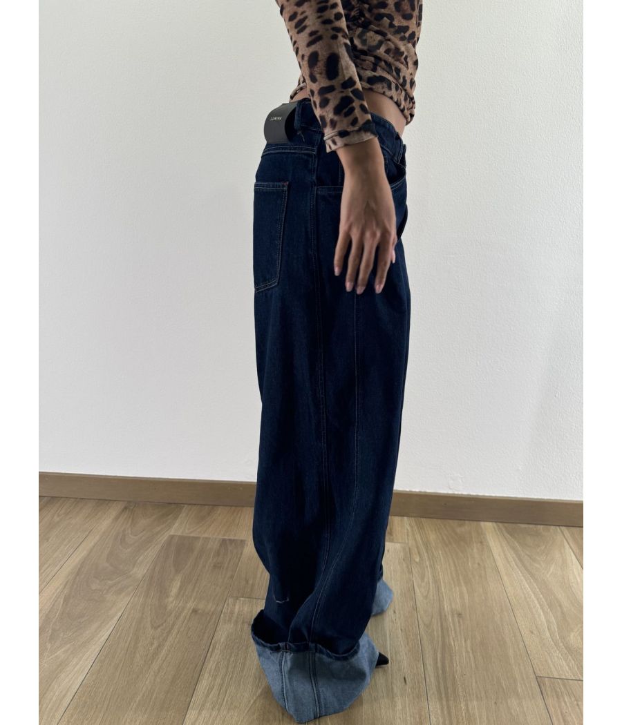 Jeans con Risvolto