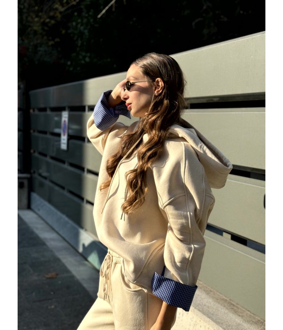 Set Felpa con Cappuccio